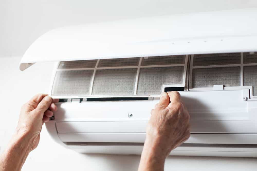 split system air conditioning vent maintenance